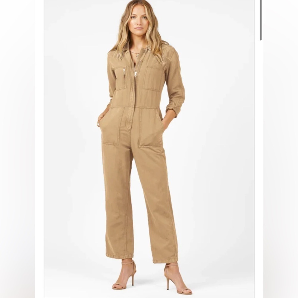 Outerknown Station Jumpsuit in Sand Size Small